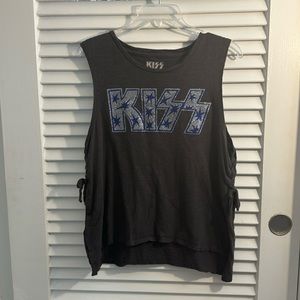 EUC Lucky Brand Kiss Hi-Lo Tank Top